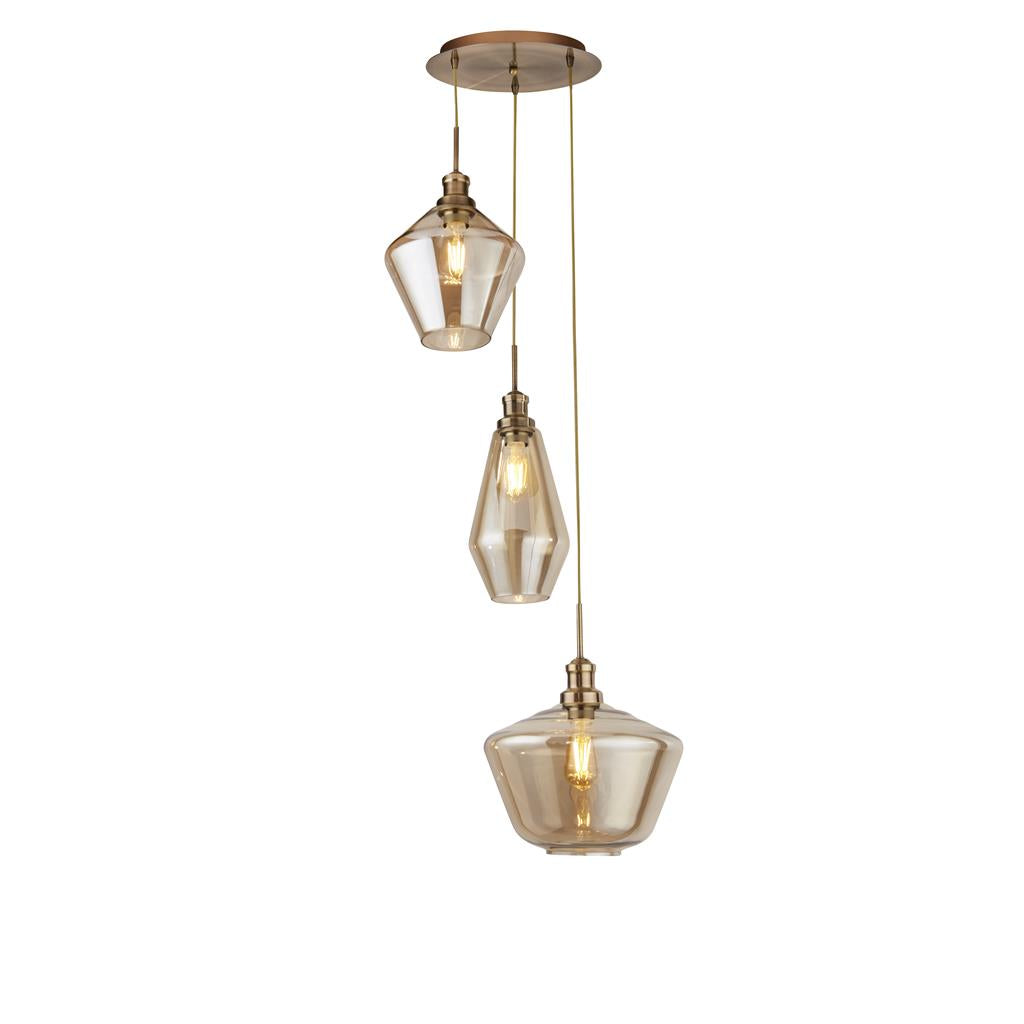 Mia 3Lt Cluster Pendant