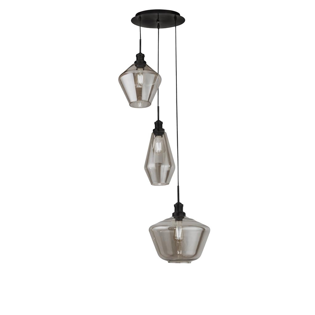 Mia 3Lt Cluster Pendant
