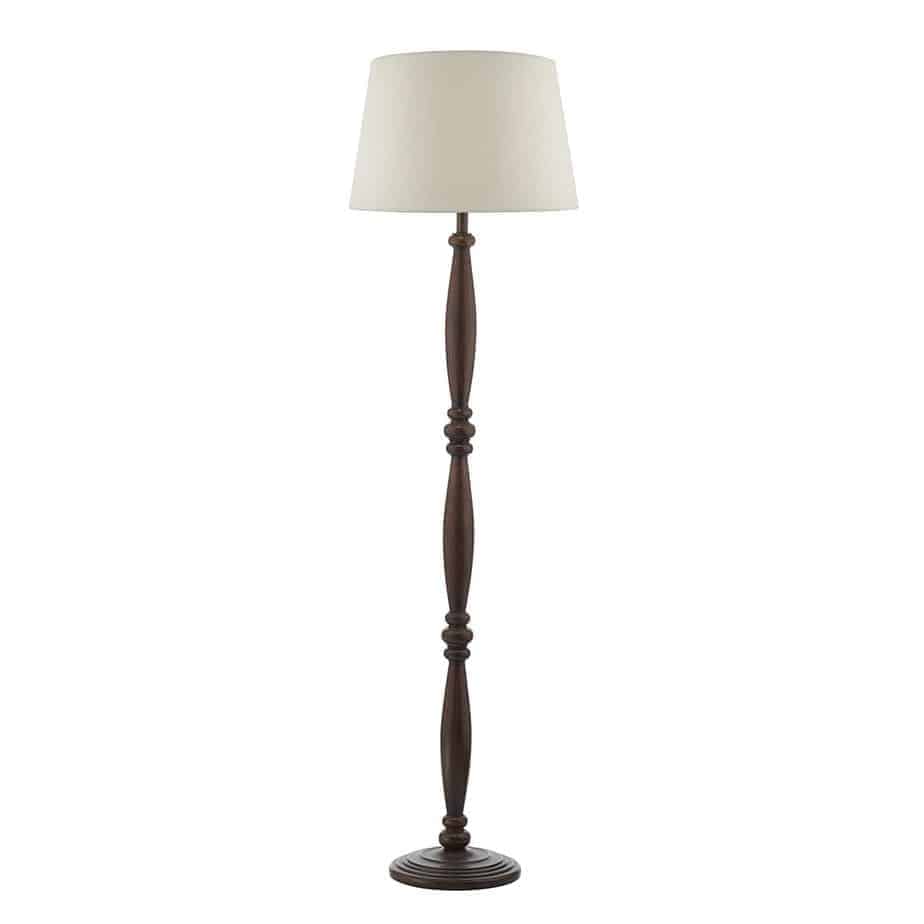 Hayward Wooden Floor Lamp with Shade