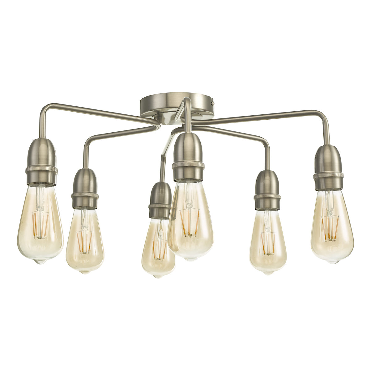 Kiefer 6 Light Flush