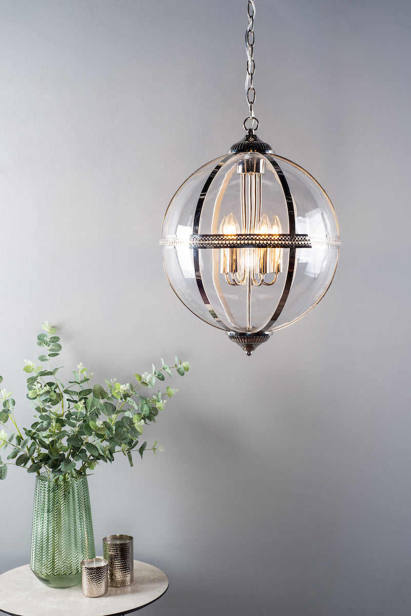 Vanessa 5 Light Glass Lantern