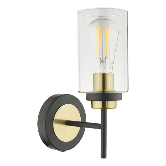 Abel Black & Brass Single Wall Light