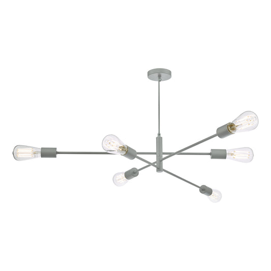 Alana 6 Light Armed Pendant