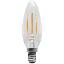 Bell LED E14 Filament Candle Warm White 4W